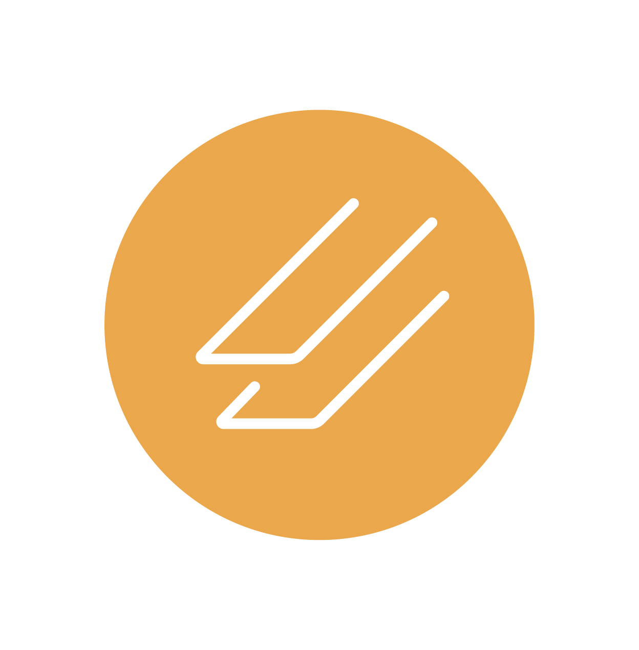 Orange shield icon with checkmark representing A&K Flooring’s commitment to quality and customer satisfaction guarantee in Florida